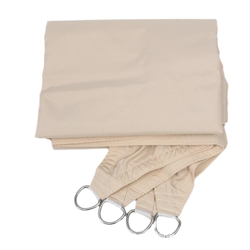 300D Waterproof Outdoor Sunshade Awning, Thickened Polyester Oxford Triangle, Four-Corner Sail