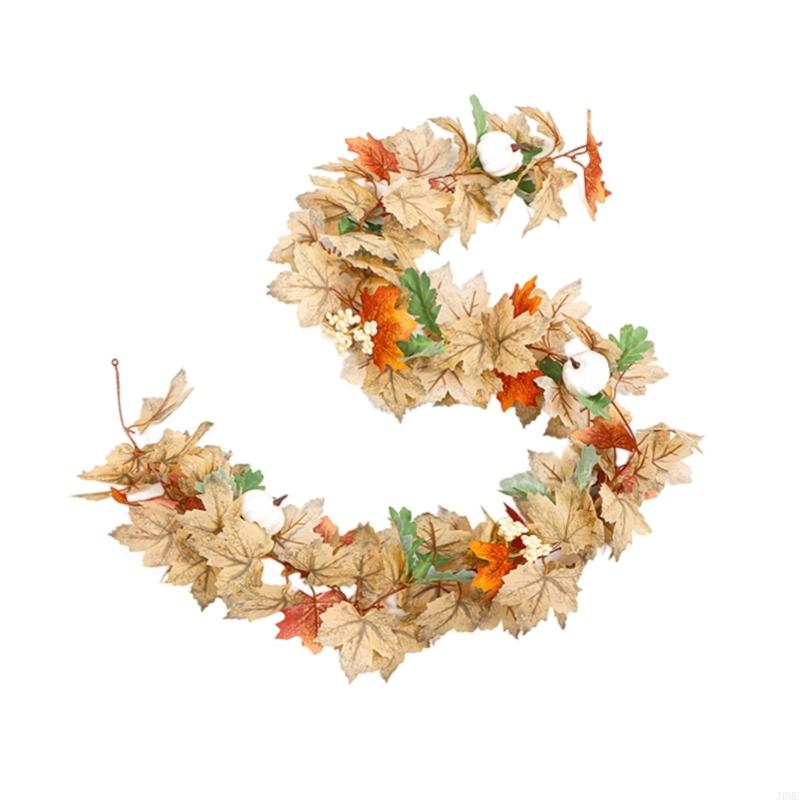 

Allergy Resistant Artificial Fall Garlands Long Time Home Accent Piece J0MC