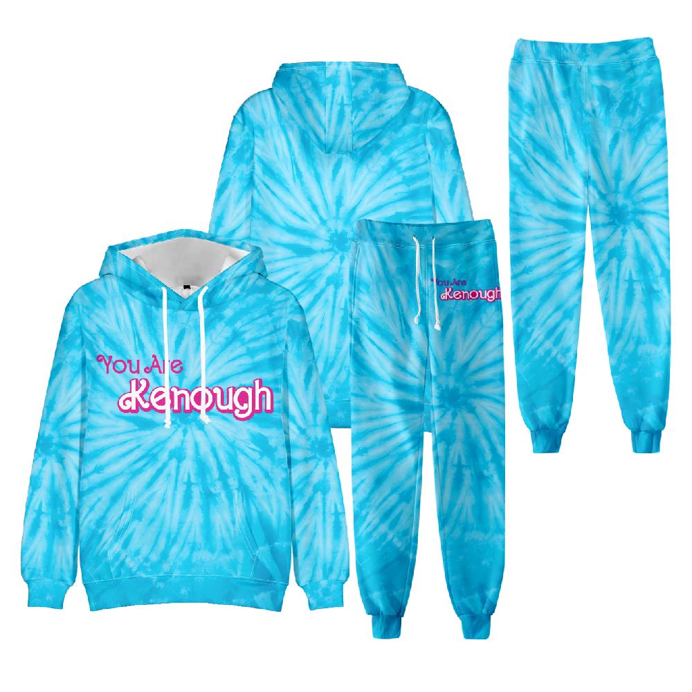 

Новый весенне-осенний комплект свитера I Am Kenough, мужской повседневный спортивный комплект для бега, мужской комплект из двух предметов