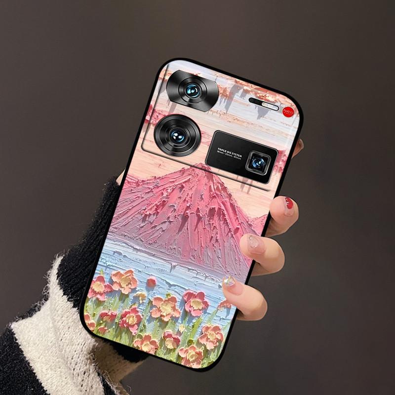 For nubia Z60 Ultra Cover Flower TPU Silicon Back Soft Case Funda For ZTE nubia Z60 Ultra Bumper Coque Z60Ultra Z 60 Ultra