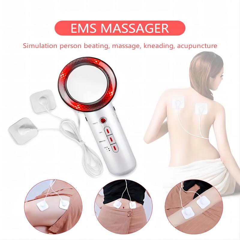 Ultrasound Cavitation EMS Body Sculpting Slimming Massager Cordless Handheld Body Cellulite Fat Remover for Belly Waist Leg Arm