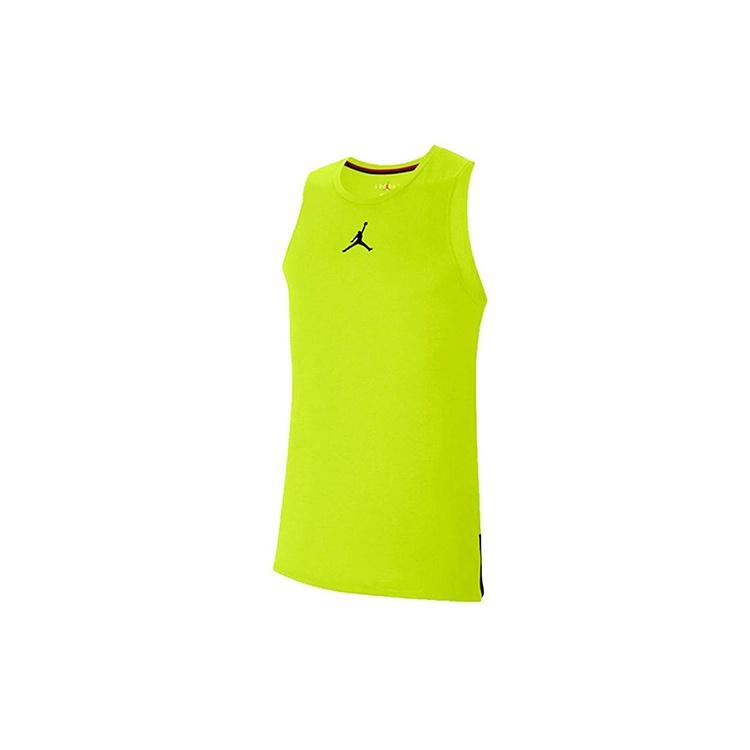 Air Jordan 23 Alpha Basketball Sports Fluorescence Yellow Vest Men s CJ5545-389 L