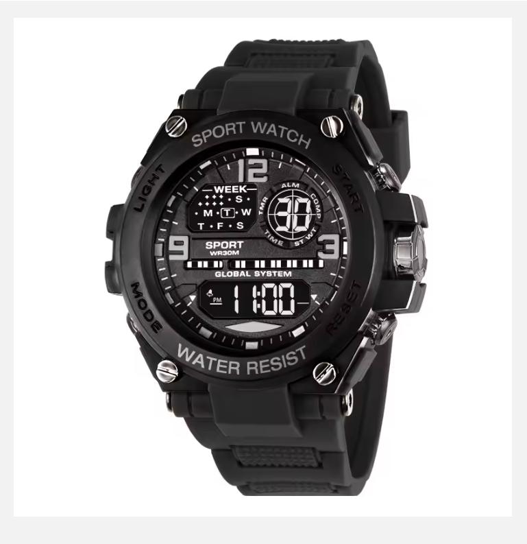 2025 Top Luxury Electronic Watch for Man Outdoor Sport Watch Stopwatch Waterproof Calendar Digital Clock 24355