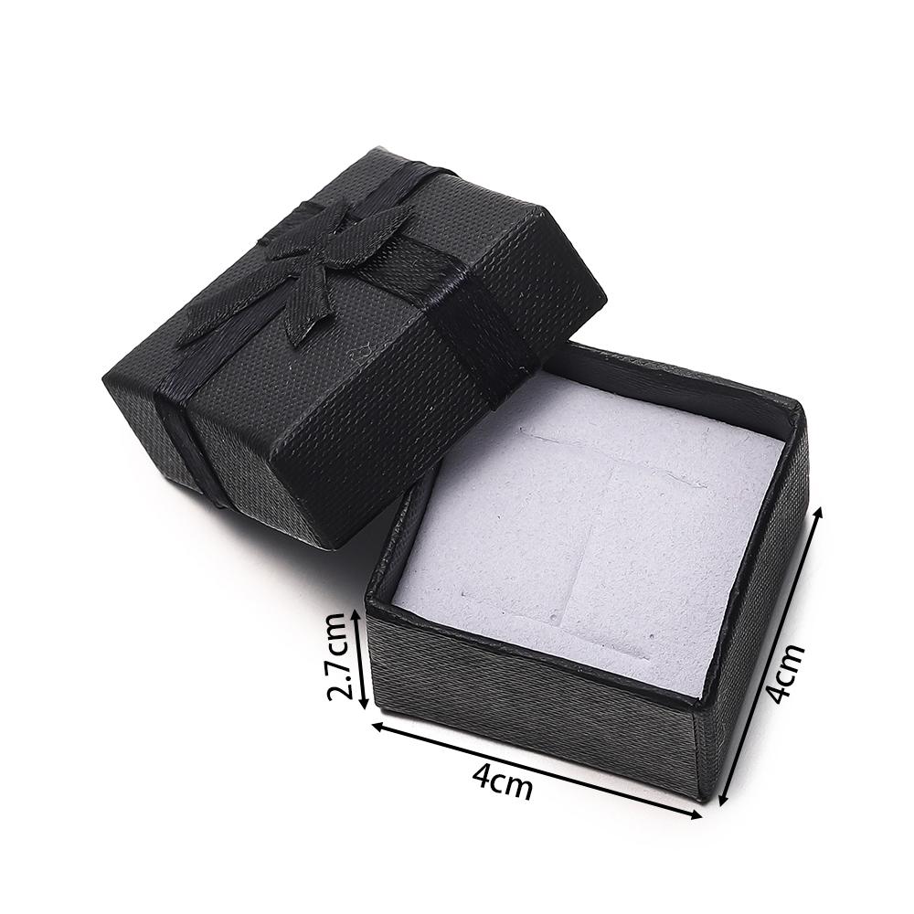 

1pc High Quality Paper Ring Necklace Square Box Jewelry Necklace Earrings Rectangular Package Gift Box