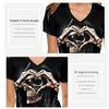 Summer Fashion Women's Halloween Skull Bixin Digital Printing Casual Women's Shirt