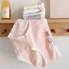 Class A Baby Cotton Ladies Panties Sweet Jacquard 7A Antibacterial Crotch Comfortable Mid-waist Hip-hugging Teenage Girls Student Panties