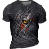 Men's Horror Skull T Shirt 3d Print Skull T Shirts for Men Death Short Sleeve Oversized Tops Tee Shirt Men Clothing 6xl Camiseta
