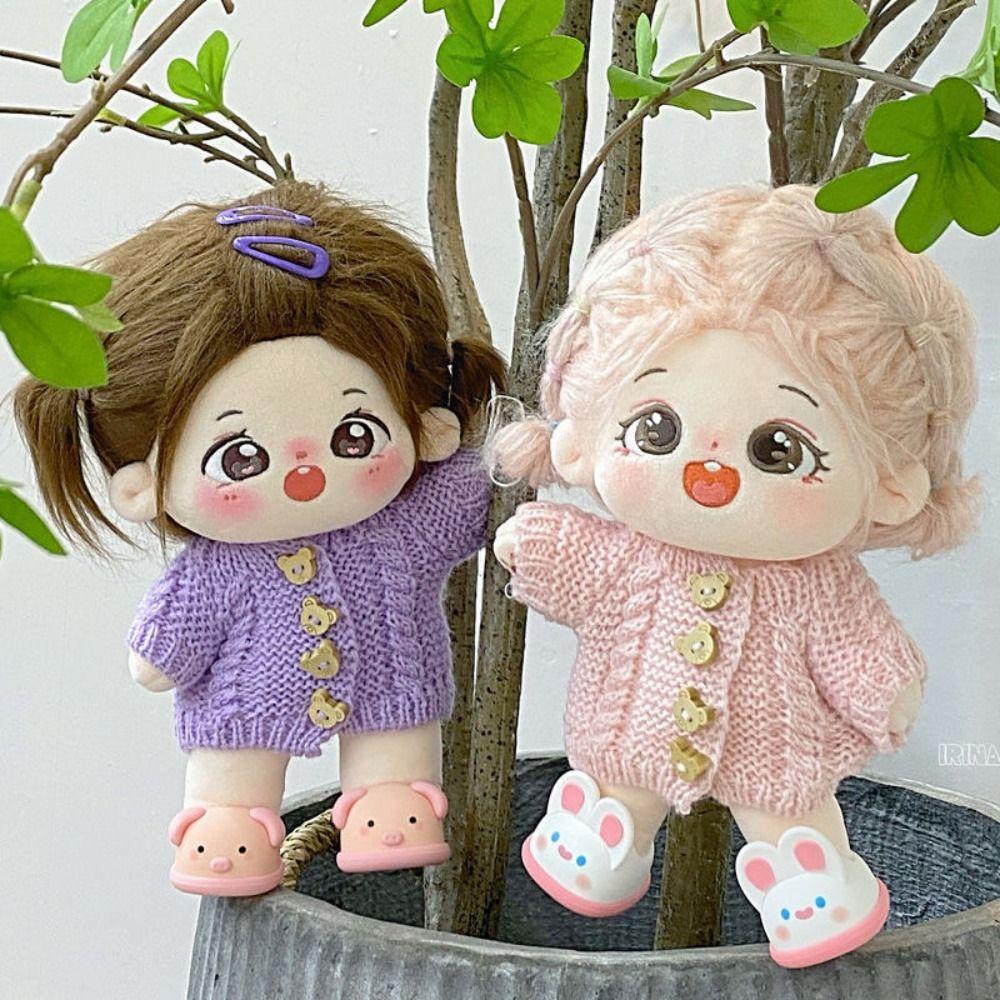 Multistyles Knitted Coat Cardigans Winter Warm Tops Doll Sweaters  20cm Cotton Doll/Idol Dolls