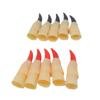 10Pcs/Set Scary Halloween Fake Fingers Luminous Ghost Claw Prop  Costume Party