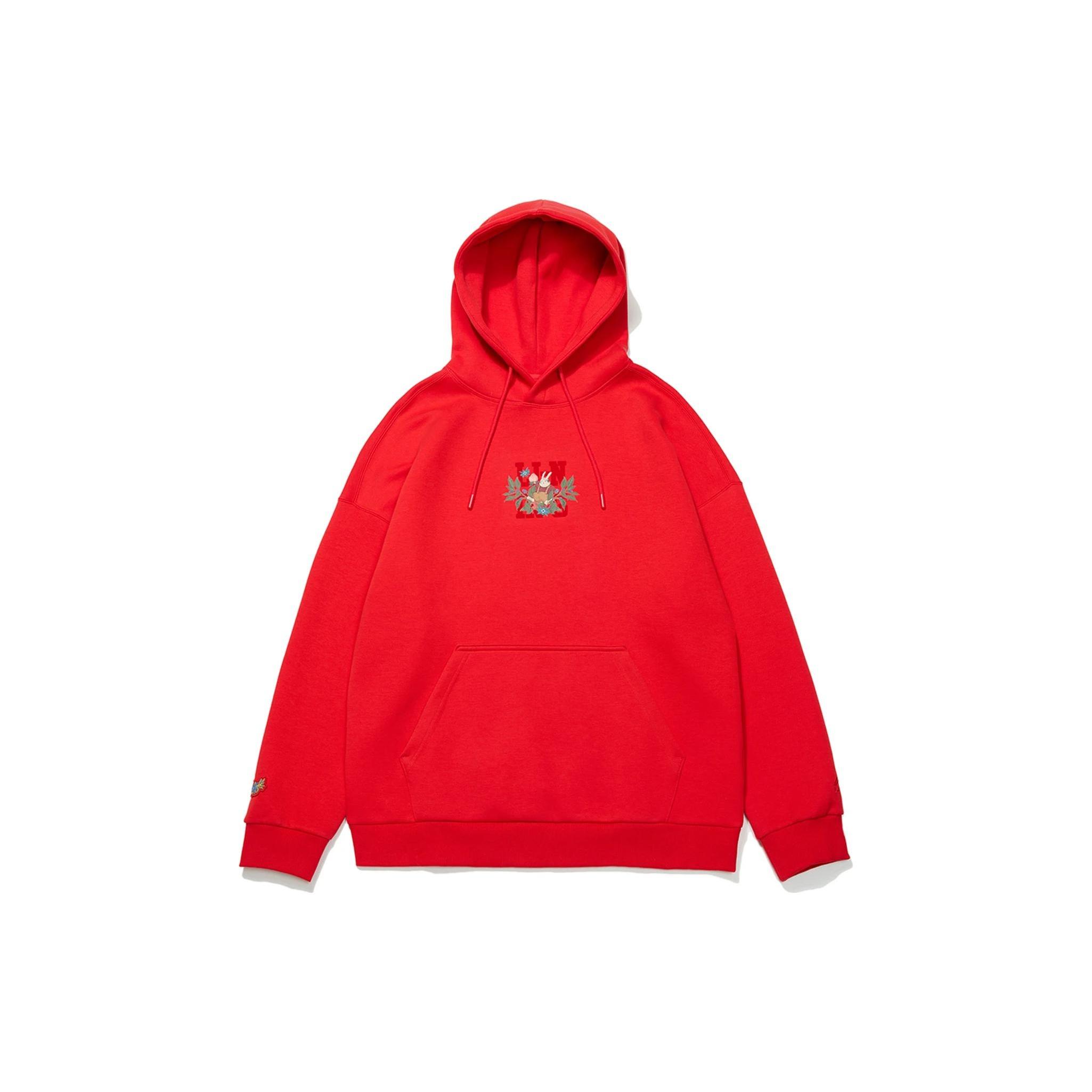 Li-Ning Rijindoujin Knit Hoodie Red Men s AWDT013-2 L