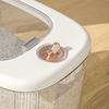 Cafe Moisture-proof Rice Bucket Transparent Visible Easy To Store Timed Fresh Rice Bucket Household