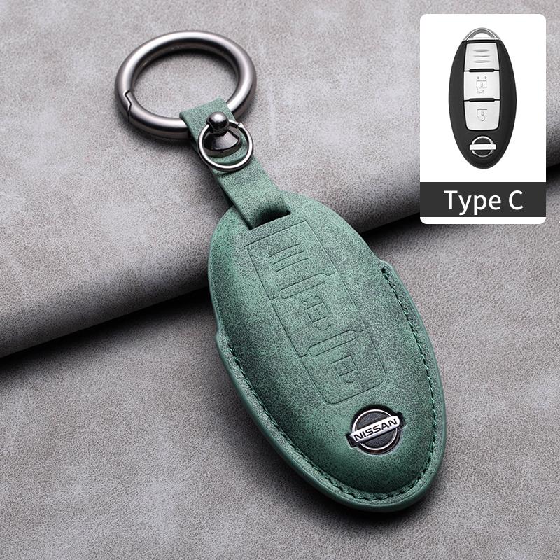 Car Key Remote Case Cover Holder For Nissan Tiida Qashqai J11 J10 Micra Kicks Altima X-Trail Fuga Navara Leaf Note Sentra Murano