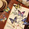 Artistic Book Clip High-Quality Oil Painting Bookmark Exquisite Bookmark Separator Colorful Butterfly Metal Bookmark For Gift