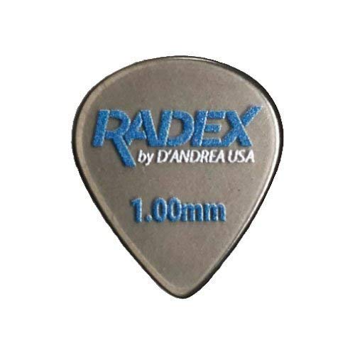 D'Andrea RADEX RDX551 1.00mm Guitar Picks, Pack of 6