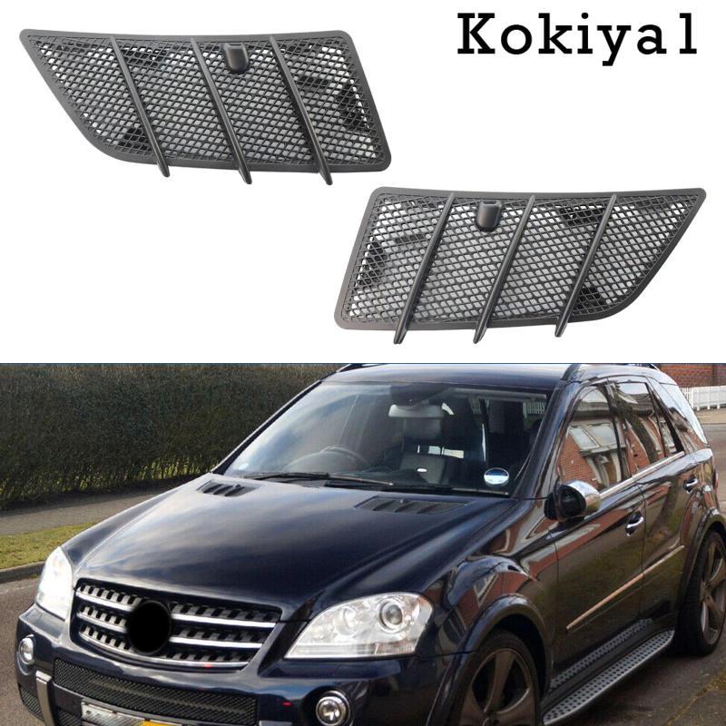 Hood Air Vent Hood Grille 1648804305 for Mercedes Benz W164 ML/GL-Class GL350 GL450 ML350 ML450 2006-2011 Hood Upper Grill Vent Right