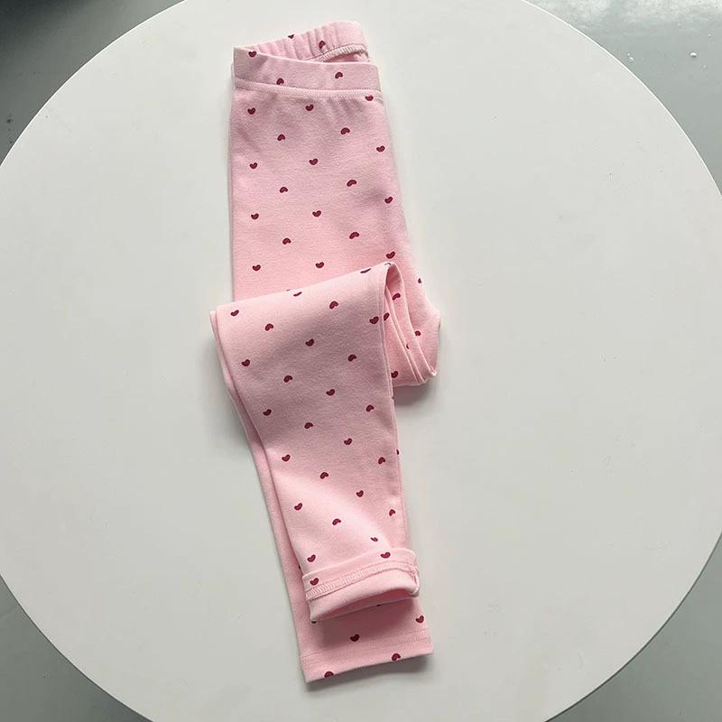 

Леггинсы для девочек, осенне-зимние брюки для детей, толстые хлопковые эластичные детские брюки, универсальные облегающие колготки для малышей, детская подростковая одежда 110