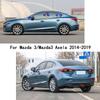 Car TPU/Glossy Mirror Pillar Post Cover Door Trim Window Sticker 10pcs For Mazda 3 Mazda3 Axela 2014 2015 2016 2017 2018
