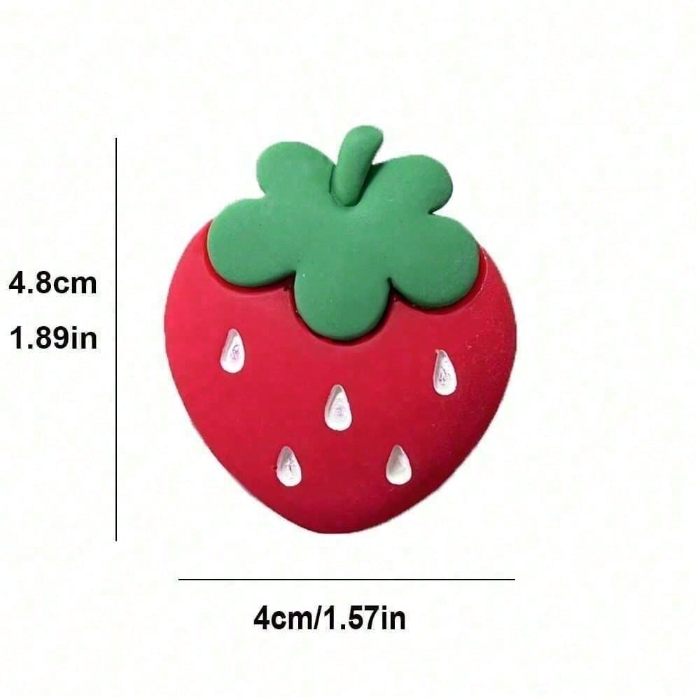1pc Car Air Vent Aromatherapy Clip, Cute Strawberry Design Car Air Freshener, Fragrance Diffuser, Car Interior Decoration