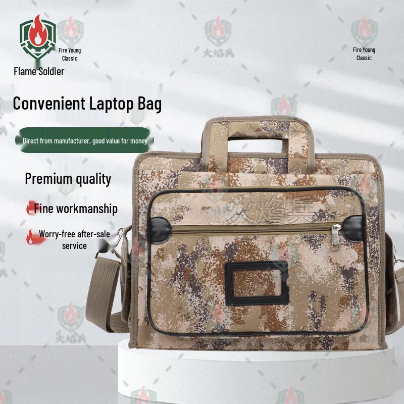 

Flame Soldier Camouflage Laptop Briefcase