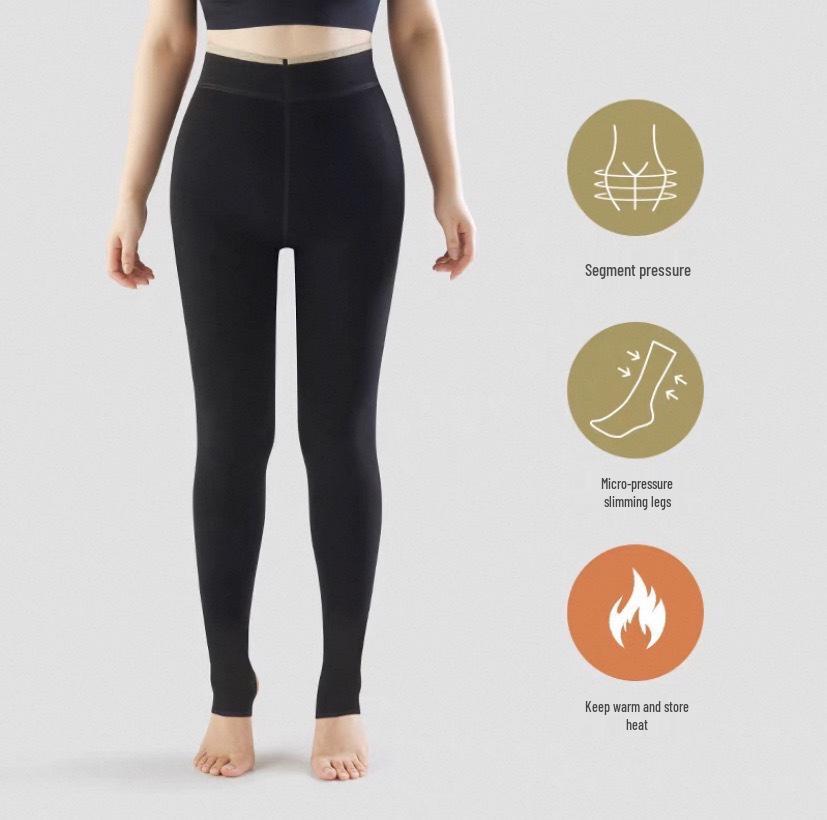 

Базовые черные бархатные утепленные утягивающие эластичные леггинсы больших размеров для осени/зимы Petite (Height 145-155cm)