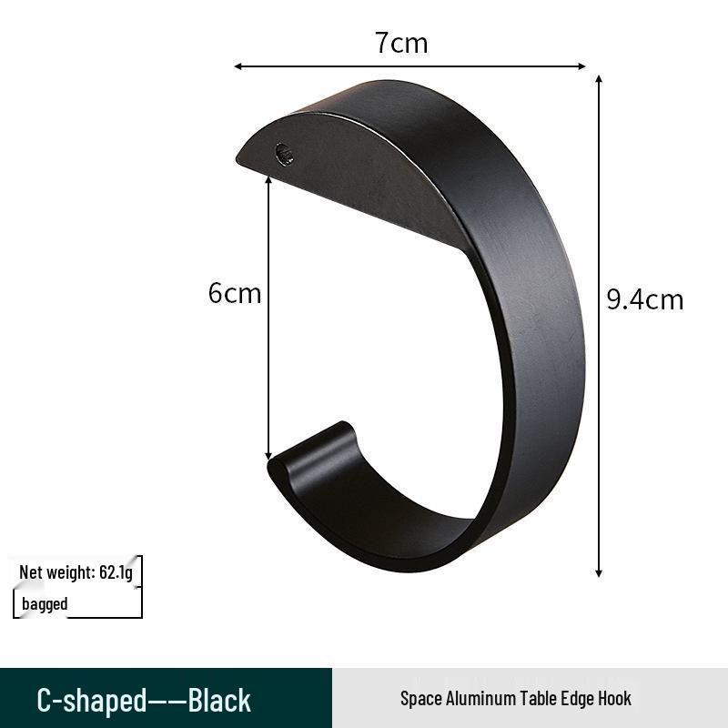 Removable Portable Desk-Side Backpack Hook