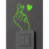 1pc PVC Switch Outlet Wall Sticker, Modern PVC Glow In The Dark Switch Sticker For Home, Stickers, Wall Decal, Vinly Decal For Decoration Stickers