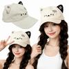 UV Protection Baseball Cap Cat Ears Duckbill Cap Fashion Sun Hat  Women Spring Summer