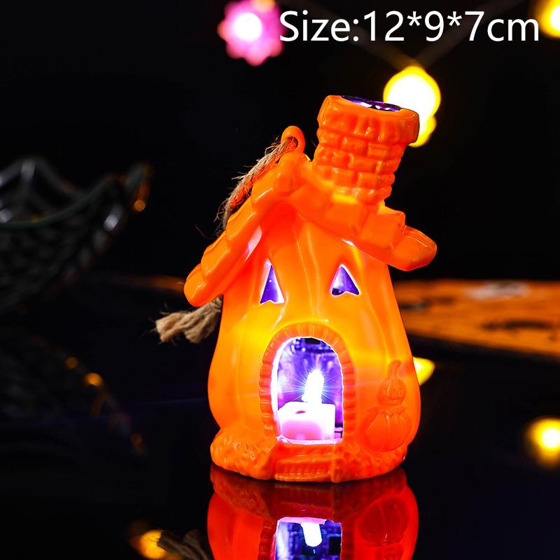 Creative Halloween Pumpkin LED Night Light Haunted House Horror Props Halloween Party Home Indoor Decoration Supplies Gifts