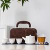 Shangqi Mutton Fat Jade White Porcelain Gongfu Tea Set