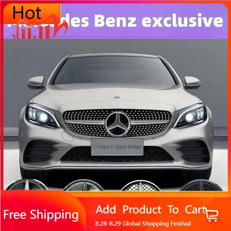 CEO1 For Benz AMG Star Emblem to Front Grille for for Mercedes Benz W205 W212 W213 W204 W166 CLA W253 GLK Car White Blue and LED Illu