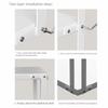 2/3 Tier Corner Pot Storage Rack Space Saving Pots and Pans Organizer  Kitchen