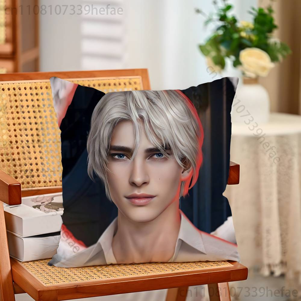 Game Romance Clubs Pillow Cases for Bedroom Living Room Sofa Home Decor Polyester Cushion Cover with Zipper