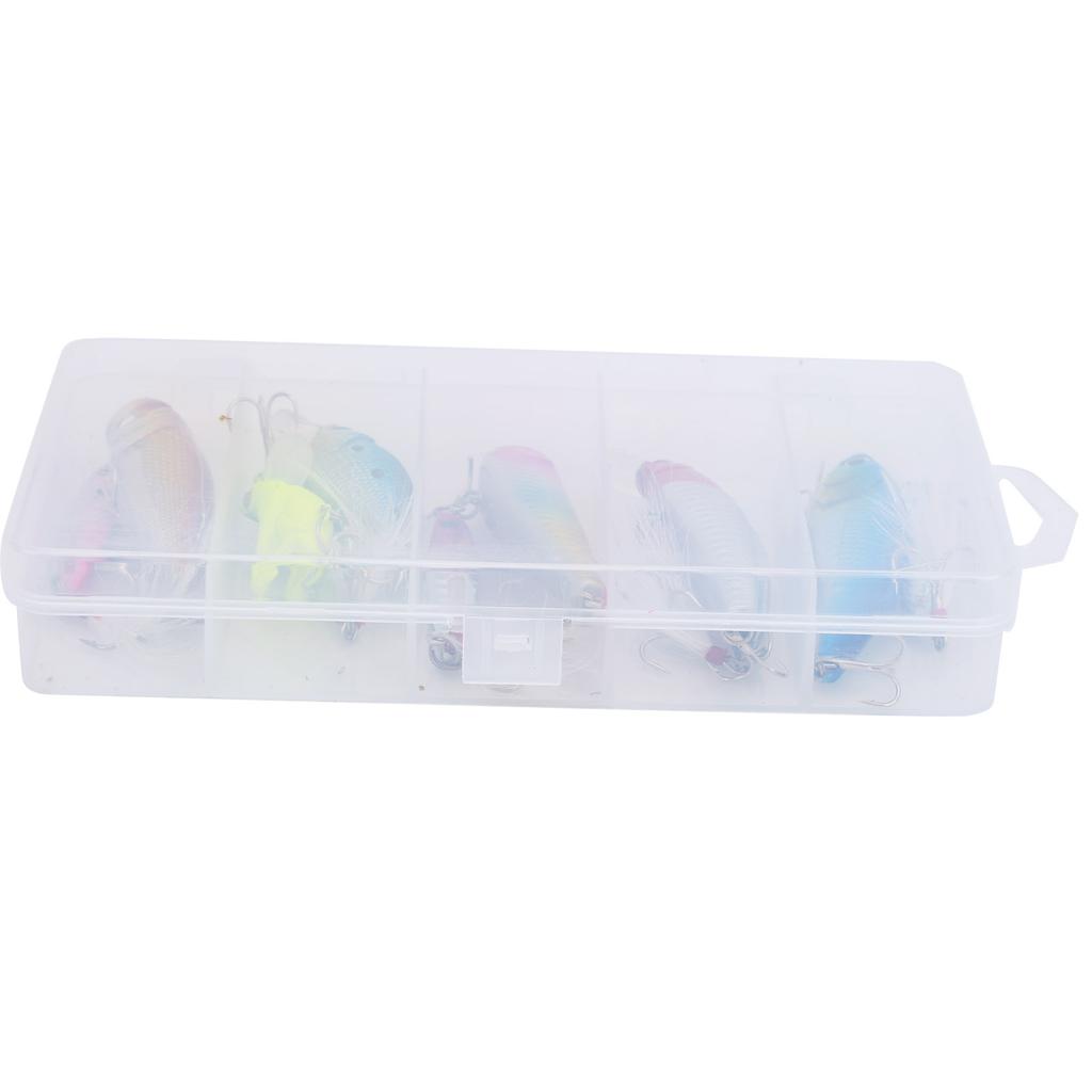 11Pcs Fishing Artificial Baits Colorful Plastic Lifelike Lures Swimbait Fishing Accessory