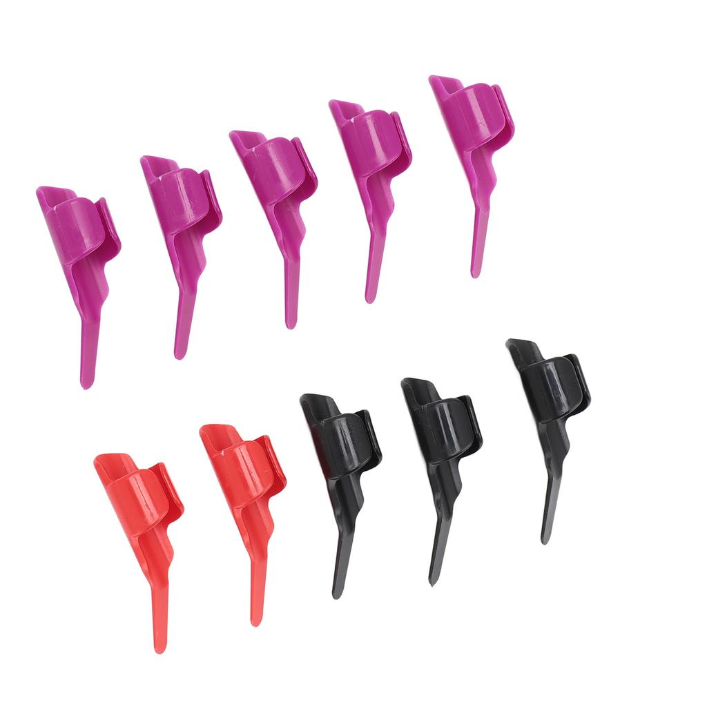 10pcs Sewing Fingerthing Pusher Thread Controller Colourful Finger Protector Awl and Fabric Pusher Sewing Fabric