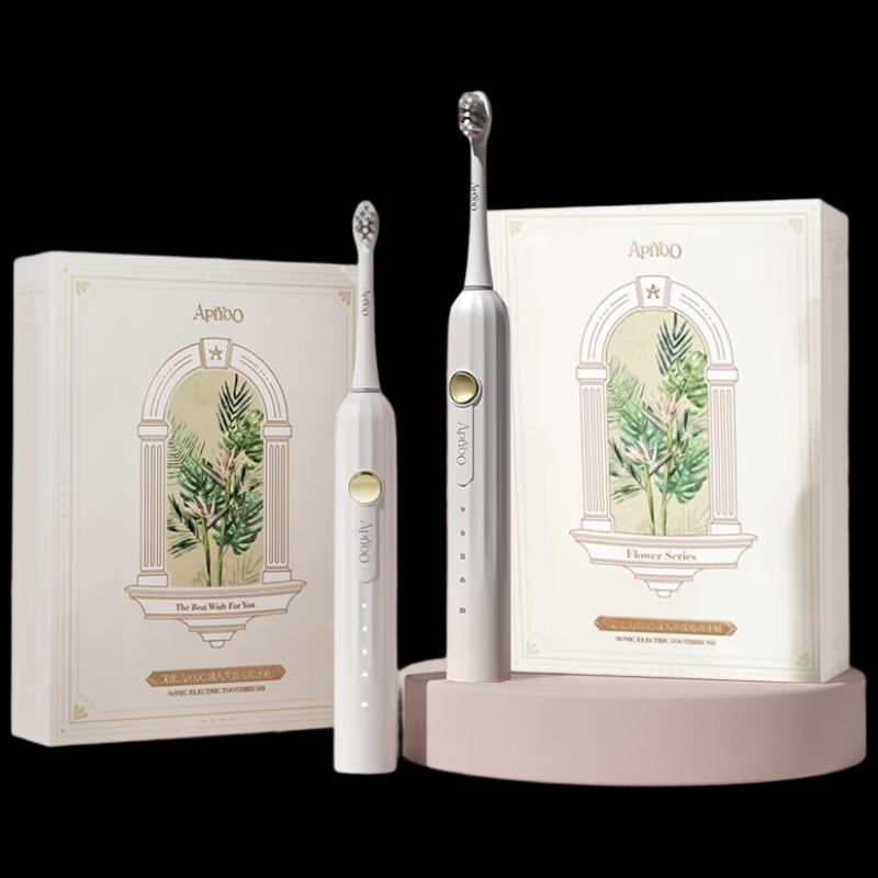 

Aiyou Upgraded Adult Sonic Electric Toothbrush with 4 Brush Heads