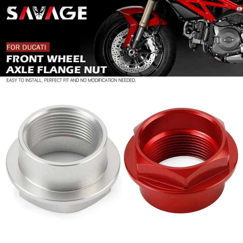 Front Wheel Axle Flange Nut For DUCATI Multistrada 820 950 1200/Enduro 1260 Hypermotard 1100 939 821 796 Motorcycle Spindle Bolt