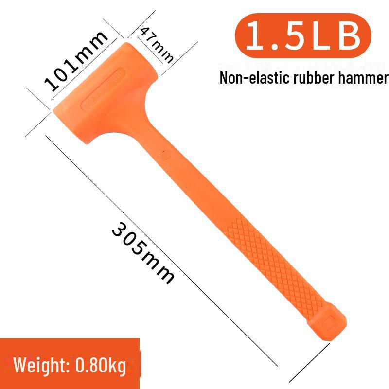 Multi-Function Non-Elastic Rubber Hammer for Tile and Wood Floor Installation