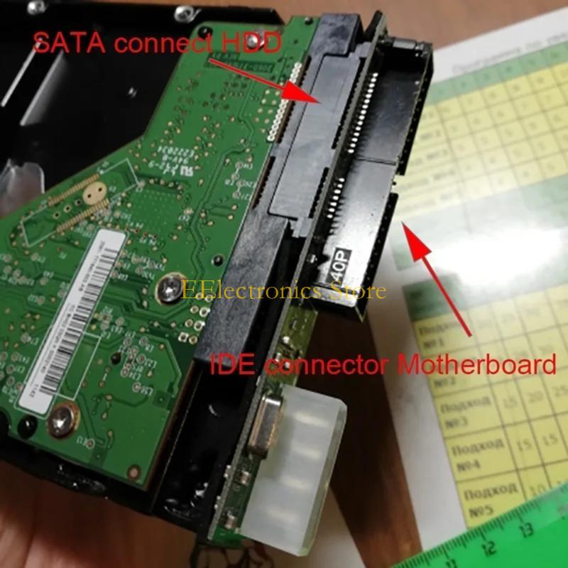 B03C SATA to 3.5inch IDE Adapters 3.5inch SATA Hard Drive to 40Pin 3.5inch Desktop Converters Card Hard Drive for PC