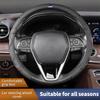 Car accessories Non slip breathable PU leather steering wheel cover For Lada Priora Sedan Sport Kalina Granta Vesta Niva Largus