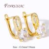 Fasteners For Earrings 18K Gold Plated Brass Earring Hooks Earwires French Crystal Earring Fixtures,DIY Jewelry Making Supplies