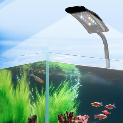 USB-Aquarium-LED-Licht, Wasserpflanzen-Wachstumslampe, Mini-Aquarium, einstellbare Helligkeit, dimmbares Licht, Clip-on-Aquarium-Licht