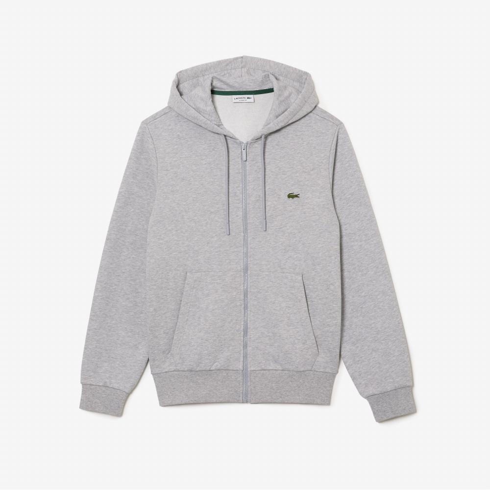 

LACOSTE Мужская базовая футболка с капюшоном на молнии SH256653G CCA