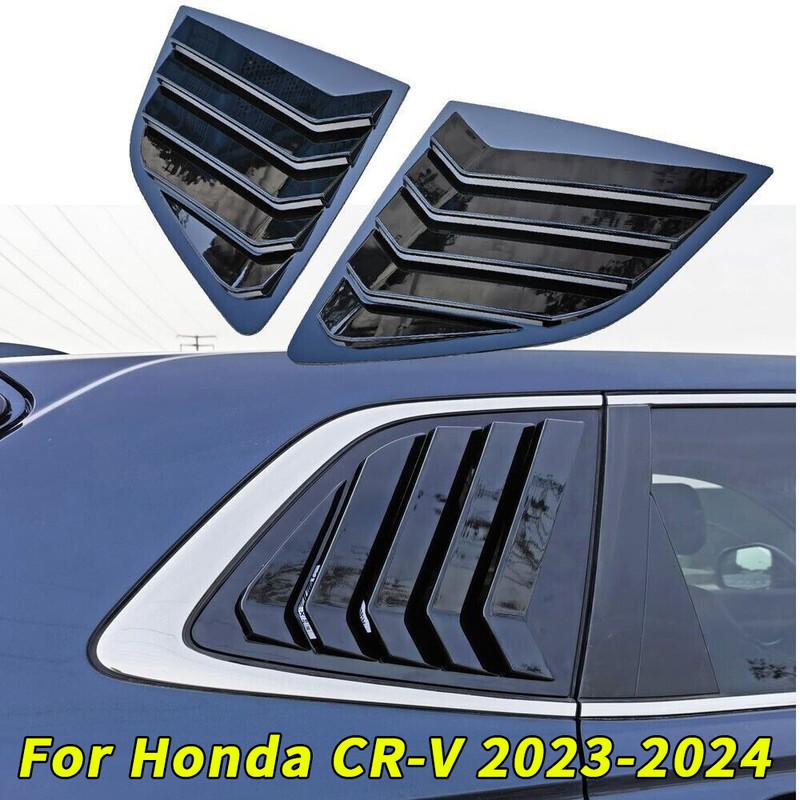 

Оздоблення заднього вікна Підходить для Honda CR-V CRV 2024 Глянцевий чорний дефлектор вікна 2 шт