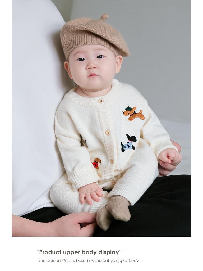 Premium Knitted Family Outfits for Spring & Autumn: Matching Sets for Parent-Child (3 or 4) - Mother-Son & Mother-Daughter Styles