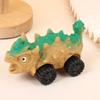 With Wheel Cartoon Fidget Toy Stretchable Car Cute Pinch Toy Dinosaur Squeeze Toy  Kids Tricky Doll