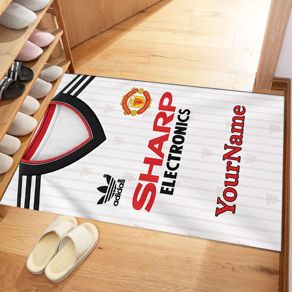 Manchester Customizable Name Floor Rug Office Rug Design for Hallway Decorate room Dining Room Kitchen Anti-slip Rug Office home decor