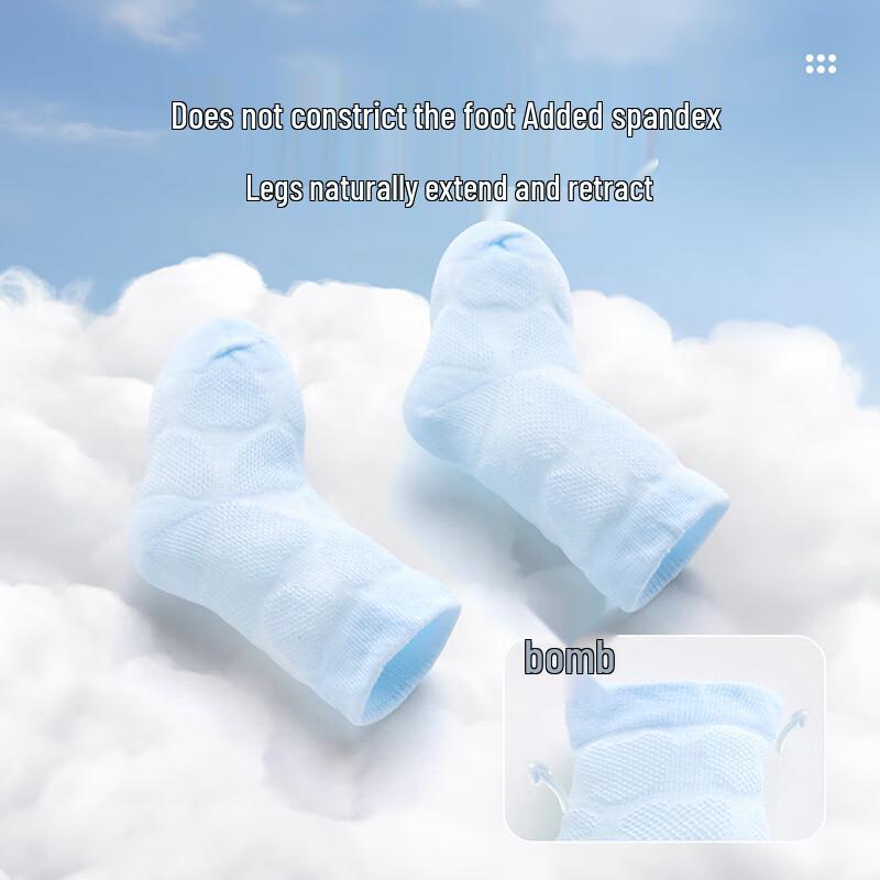 Labi Newborn Antibacterial Baby Socks 3-Pack