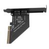 PCIe 4.0 X8 to Oculink Card High Speed Data Transfer 128 GT s SFF 8612 Secure Connection External Graphics Card for