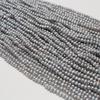 1 Snoer, Grijs Natuurlijke Zoetwaterparels Kralen voor Sieraden Maken DIY Knutselen (Kralen 3-4mm, Lengte 36cm)