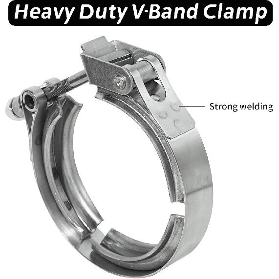 3 Inch Quick Release V Band Clamp 304 Stainless Steel